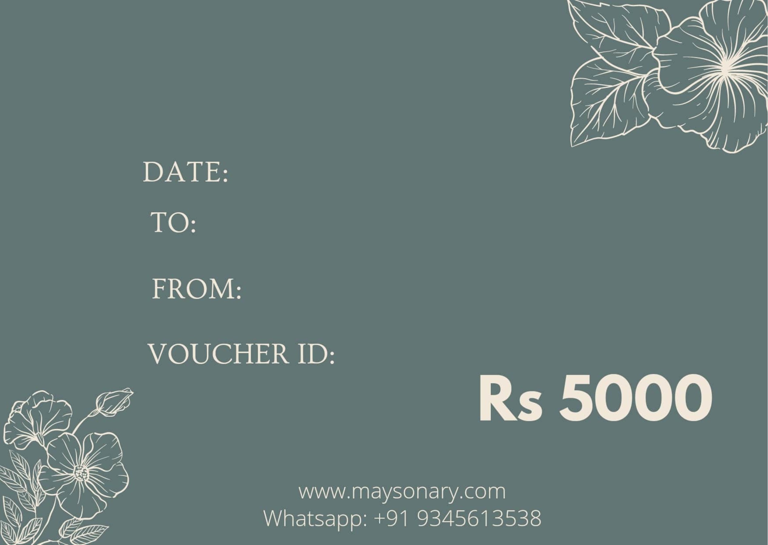 Gift Voucher 5000