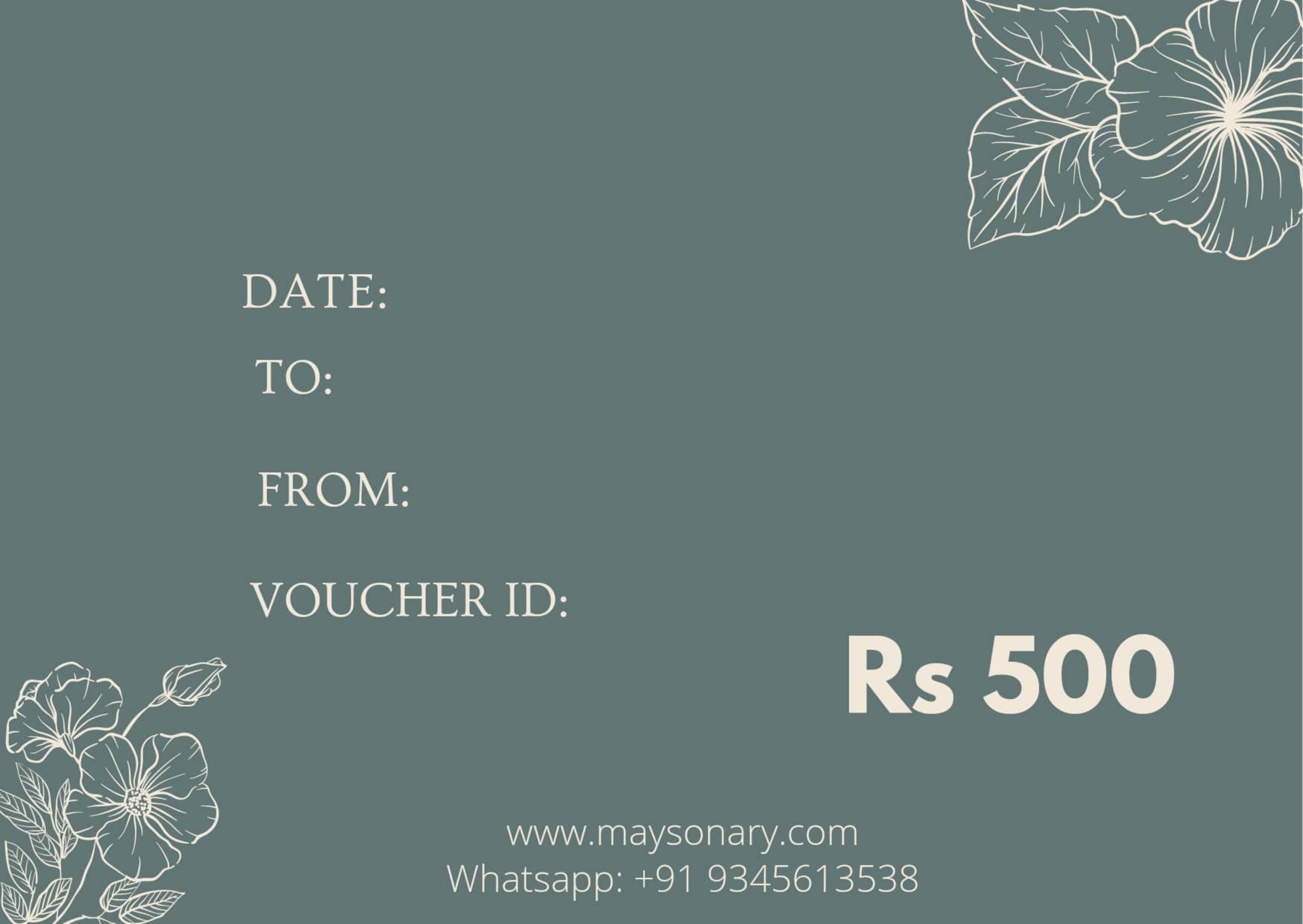 Gift Voucher - 500